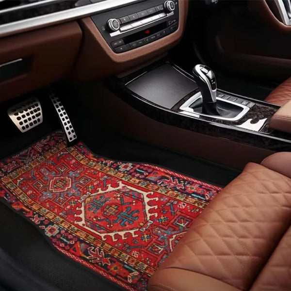4 Piece Bohemian Car Mats Floor Mats Carpets