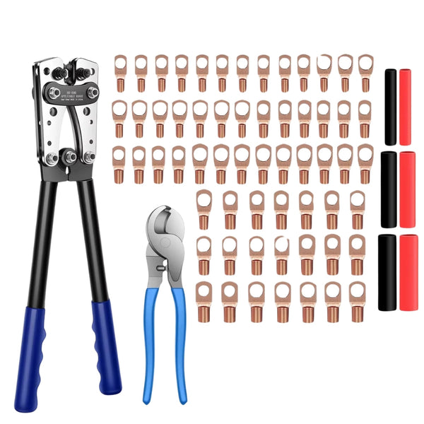 Heavy Duty Cable Crimper Awg 10 Hx50b Hand Crimpers & Strippers