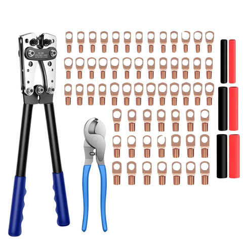 Heavy Duty Cable Crimper Awg 10 Hx50b Hand Crimpers & Strippers