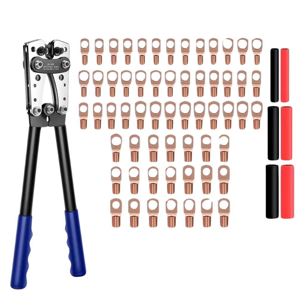 Heavy Duty Cable Crimper Awg 10 Hx50b Hand Crimpers & Strippers