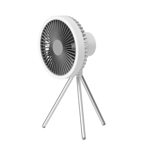 10000Mah Rechargeable Camping Fan With Power Bank & Led Light Portable Fans