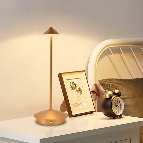 Rechargeable Led Table Lamp With Touch Sensor 3 Color Stepless Dimming Lamps