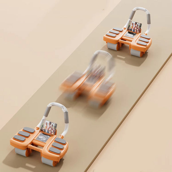 Automatic Rebound Abdominal Wheel Roller With Elbow Support And Phone Holder Abdominal Machines