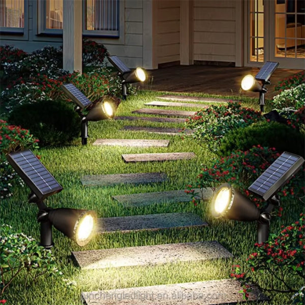 9 Led Solar Spot Light Outdoor Waterproof Garden Landscape Lighting Outdoor Lighting Accessories