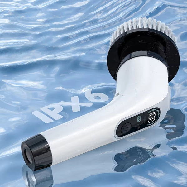 Cordless Electric Cleaning Brush With 7 Heads For Bathroom And Kitchen Cleaning Brushes