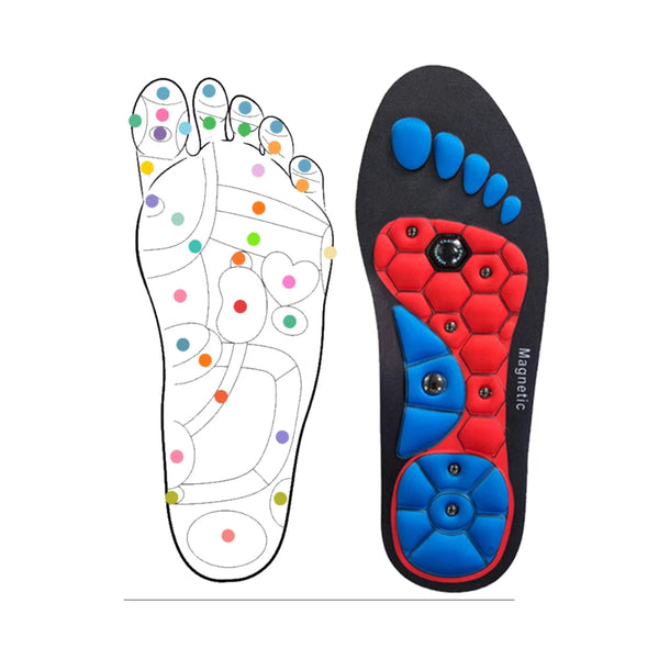 Magnetic Therapy Sports Insoles For Foot Massage Weight Loss And Health Massagers