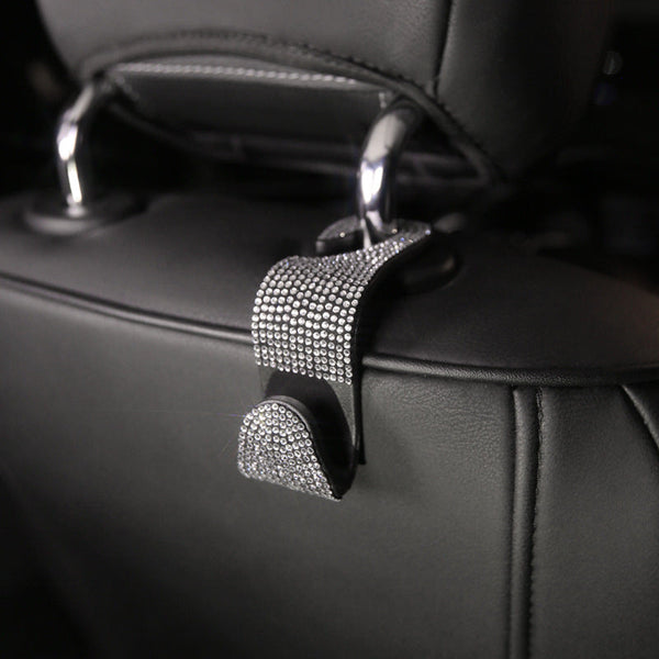 2Pcs Car Seat Headrest Hook Vehicle Storage Accessories