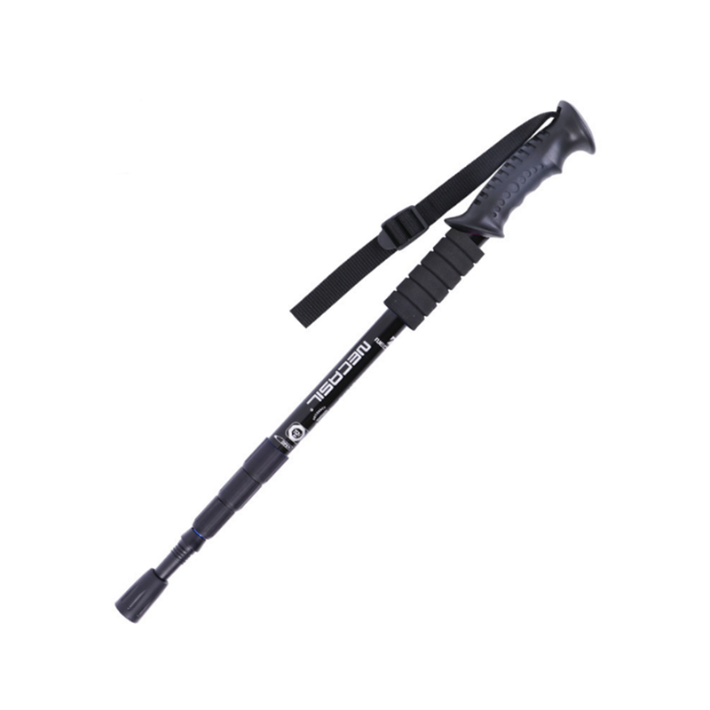 Straight Shank Trekking Pole Lock Telescopic Belt 3 Section Shock Absorber Walking & Trekking Sticks