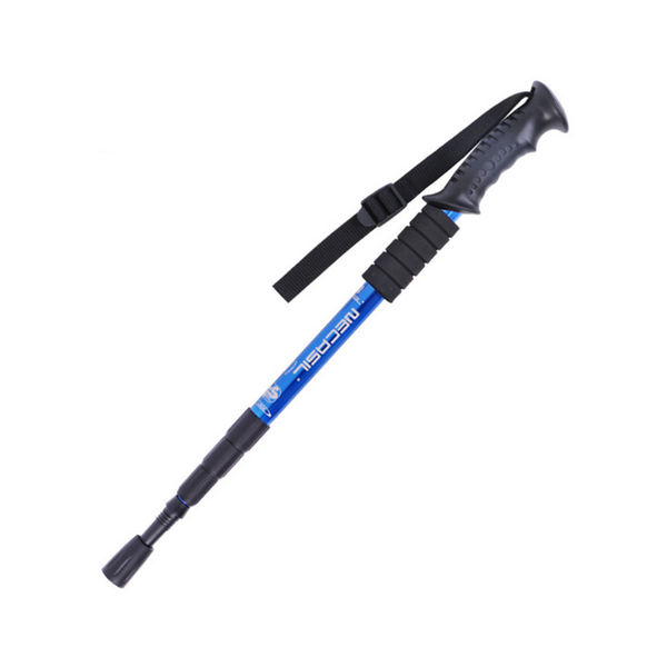 Straight Shank Trekking Pole Lock Telescopic Belt 3 Section Shock Absorber Walking & Trekking Sticks