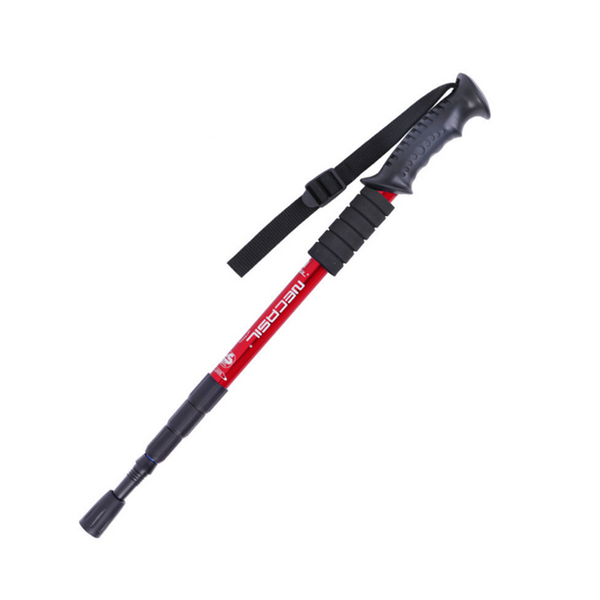 Straight Shank Trekking Pole Lock Telescopic Belt 3 Section Shock Absorber Walking & Trekking Sticks