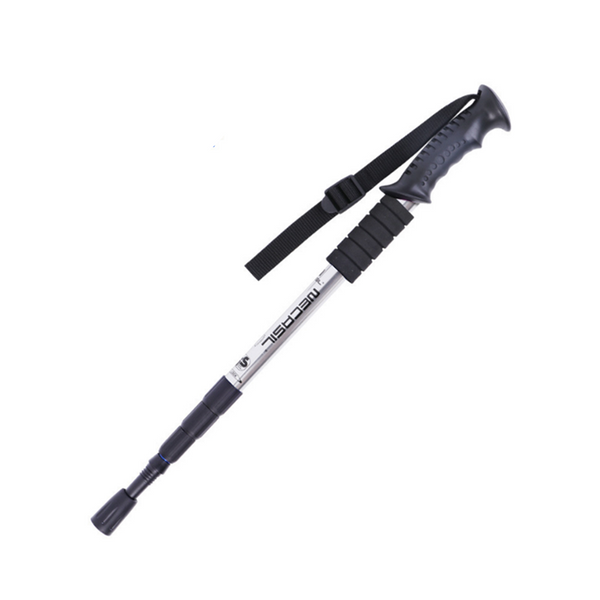 Straight Shank Trekking Pole Lock Telescopic Belt 3 Section Shock Absorber Walking & Trekking Sticks