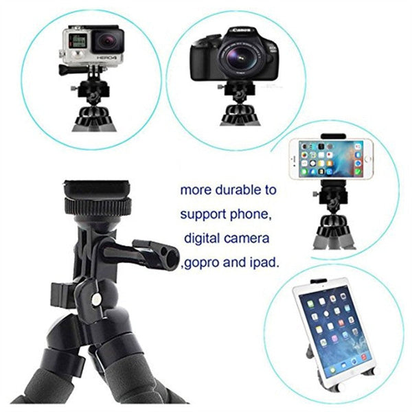 Mini Flexible Sponge Octopus Tripod Smartphone For Gopro 10 9 Camera Accessory Mounts & Holders