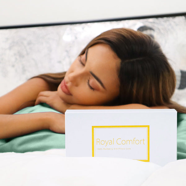 Mulberry Silk Pillow Case Twin Pack Size: 51X76cm Mint Pillow Cases