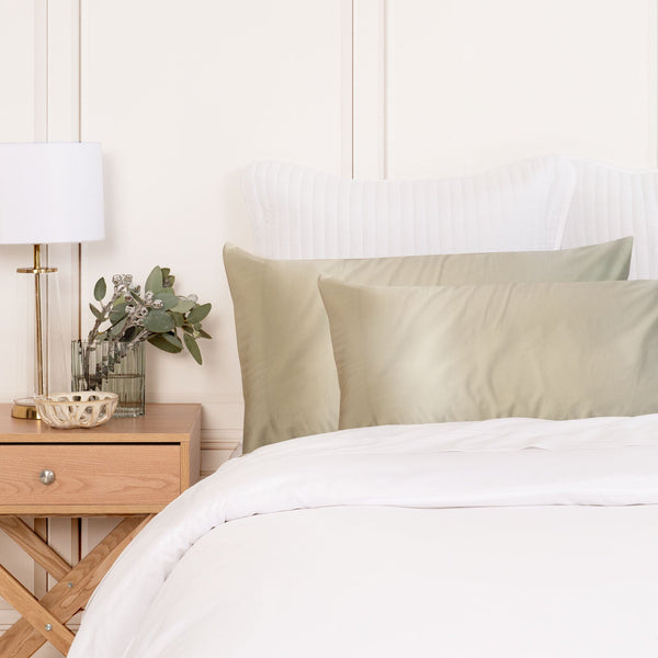 Mulberry Silk Pillow Case Twin Pack Size: 51X76cm Champagne Pillow Cases