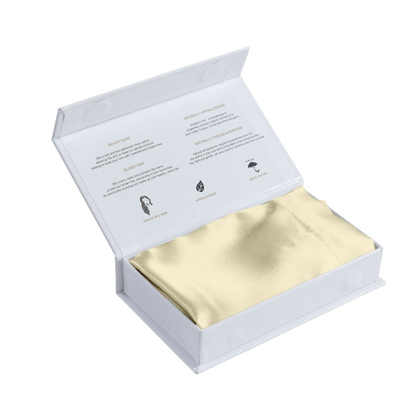 Mulberry Silk Pillow Case Twin Pack Size: 51X76cm Champagne Pillow Cases