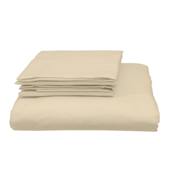 Royal Comfort Blended Bamboo Quilt Cover Set Dark Ivory Double Quilt Covers