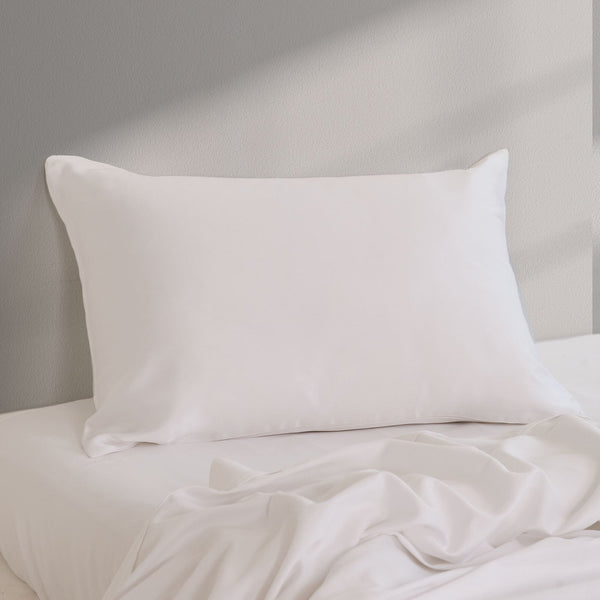 Pure Silk Pillow Case By Royal Comfort White Pillow Cases