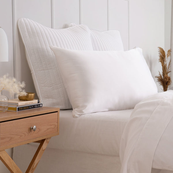 Pure Silk Pillow Case By Royal Comfort White Pillow Cases