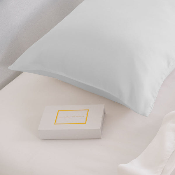 Pure Silk Pillow Case By Royal Comfort Silver Pillow Cases