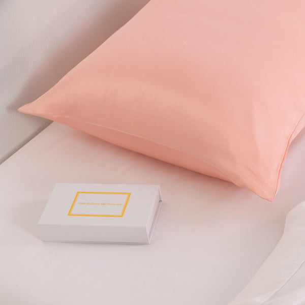 Pure Silk Pillow Case By Royal Comfort Blush Pillow Cases