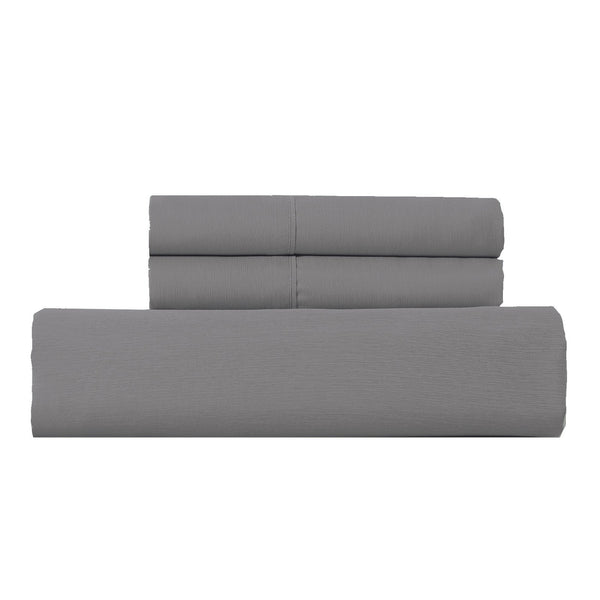 Royal Comfort 1000Tc Cotton Blend Quilt Cover Sets King Charcoal Quilt Covers