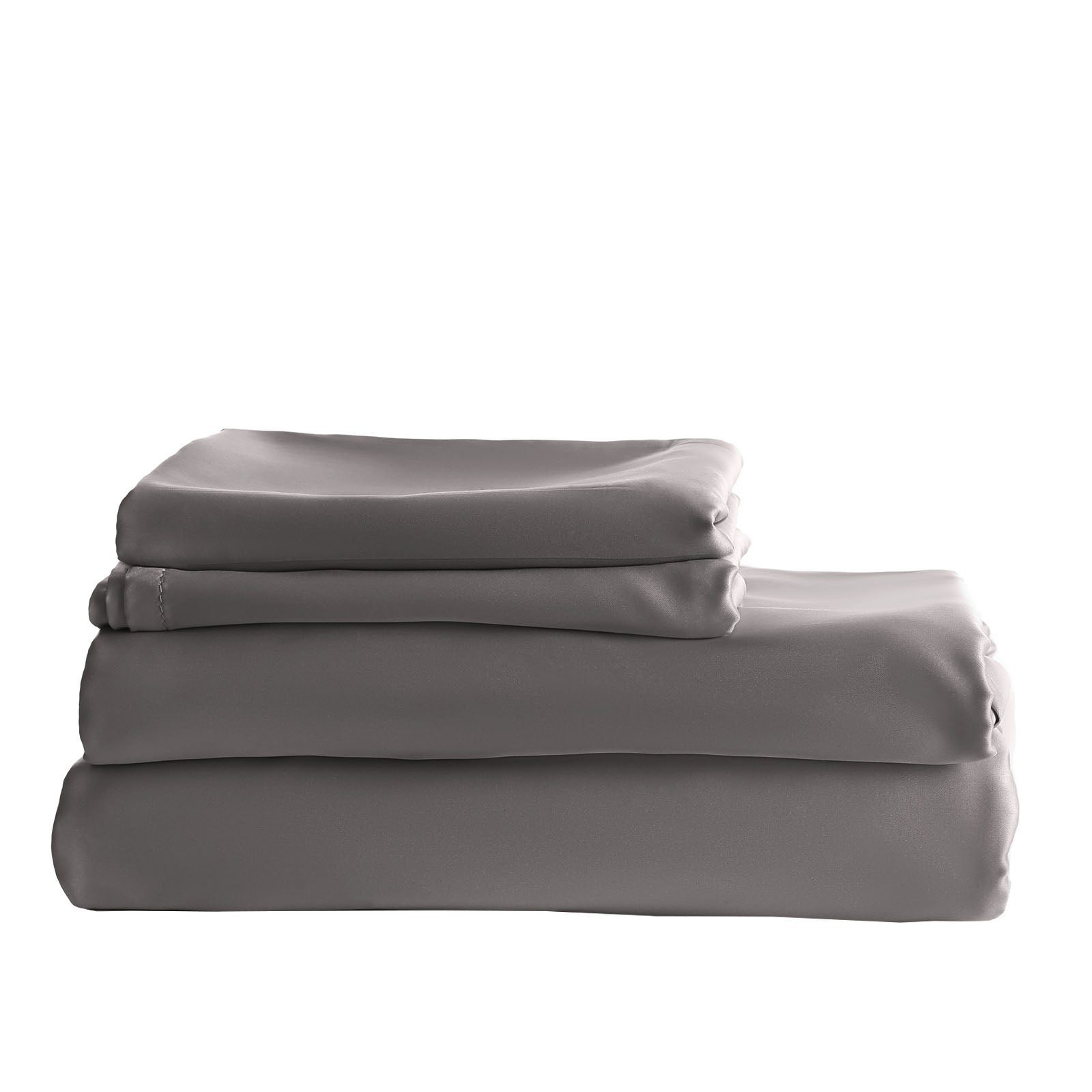 Royal Comfort Balmain 1000Tc Bamboo Cotton Quilt Cover Sets (King) Pewter Quilt Covers
