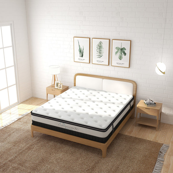 Osteopedic Euro Top Pocket Spring Mattress Double Bed Frames
