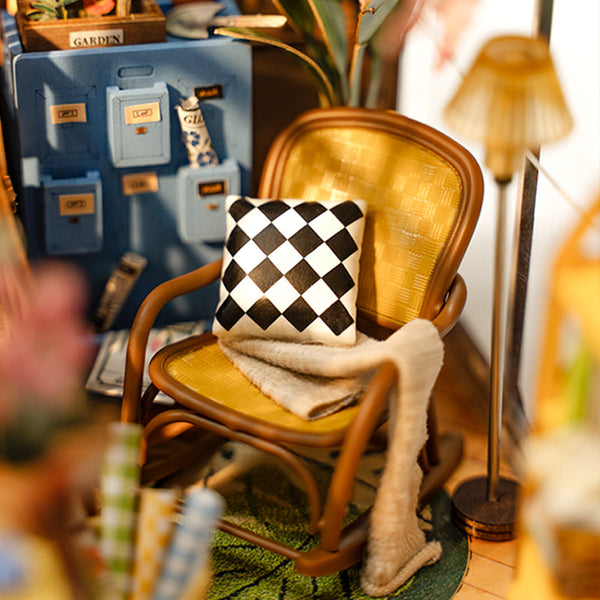 Robotime Rolife Garden House Book Nook Kit Shelf Insert Easy Assemble Toys Puzzles