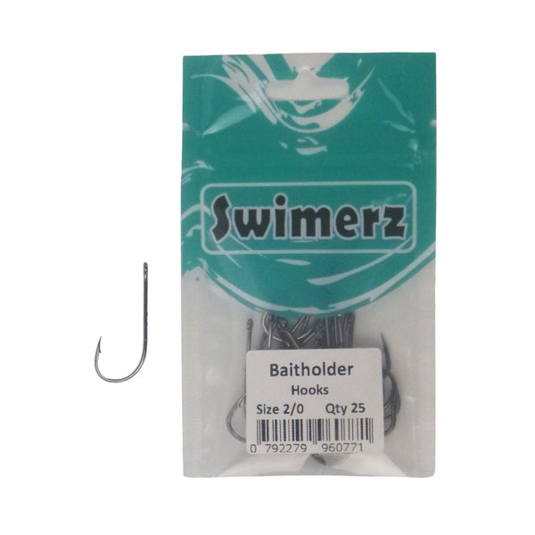 Swimerz 2/0 Baitholder Hook Qty 25 Hooks