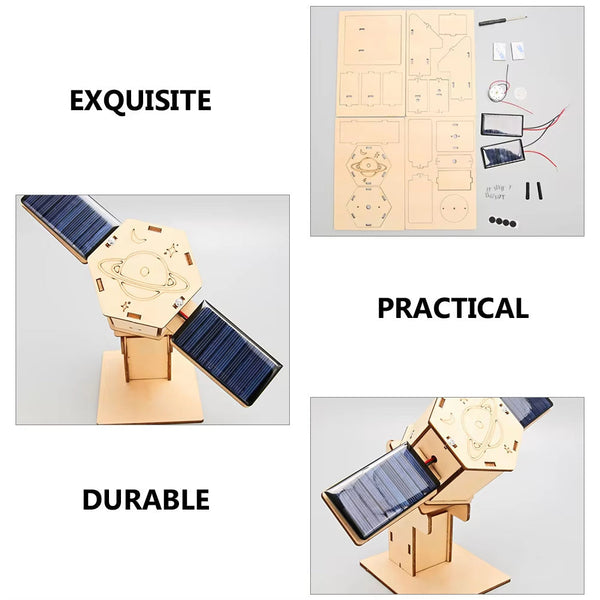Diy Technology Small Production Stem Experimental Teaching Aids Space Model Artificial Satellite Educational Toy Kit Educational Toys