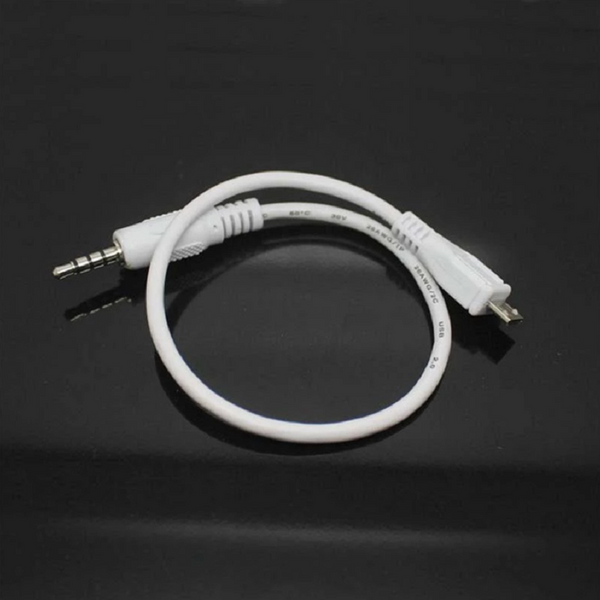 3.5Mm Stereo Plug Jack To Micro Usb Pin Male Adapter Convertor Cables & Adapters