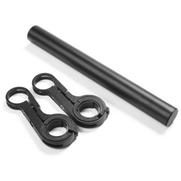 20Cm Carbon Fiber Bicycle Handlebar Extender Black Handlebars