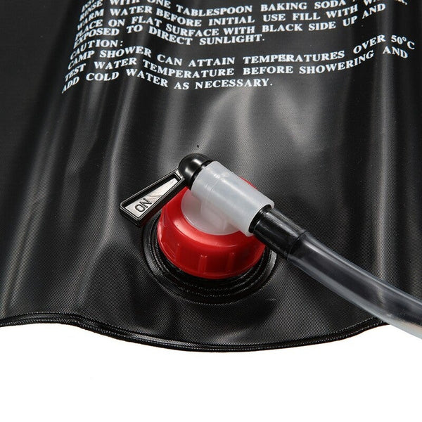 20L Camping Hiking Solar Heated Shower Bag Outdoor Water Portable Showers & Accessories