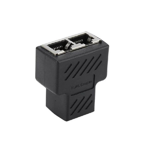 1 To 2 Lan Ethernet Network Splitter Adapter Connector Rj45 Extender Plug Adaptador Ethernet Cables (Rj 45/8P8c)