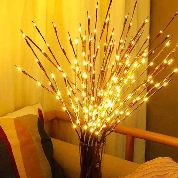 Table Desk 20Led Tree Branch Light Battery Powered Decoration Artificial Lamps