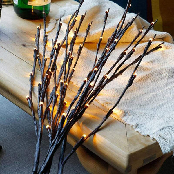 Table Desk 20Led Tree Branch Light Battery Powered Decoration Artificial Lamps