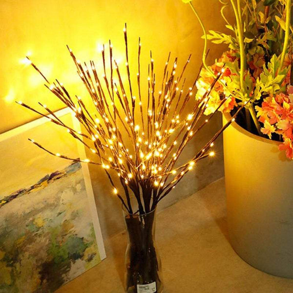 Table Desk 20Led Tree Branch Light Battery Powered Decoration Artificial Lamps