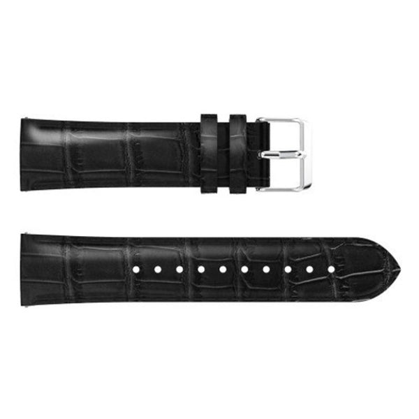 20Mm Replacement Leather Watch Band Strap For Amazfit Bip Youth Black
