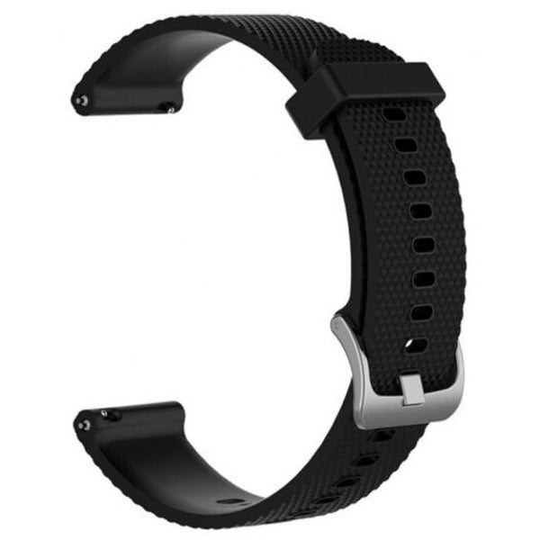 20Mm Silicone Replacement Soft Watch Band Strap For Samsung Galaxy 42Mm Black Watch Bands