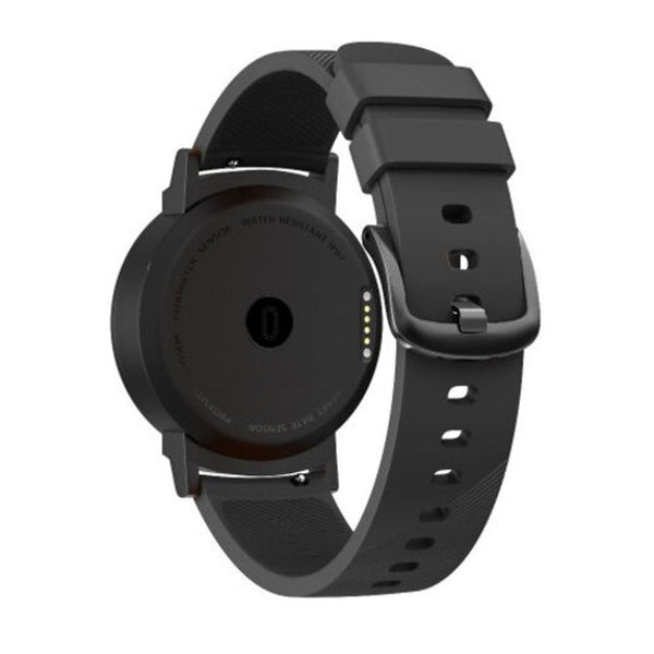 20Mm Soft Silicone Replacement Watch Strap Band For Ticwatch / E Black Watch Bands