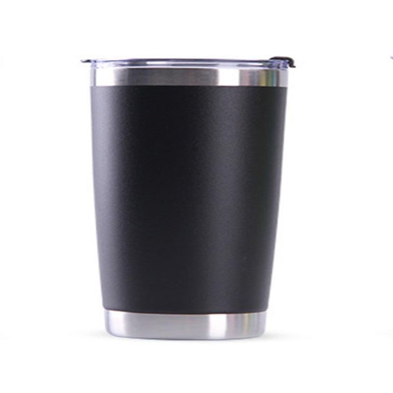 20Oz Creative Portable Car Ice Ba Cup 304 Stainless Steel Insulation Black
