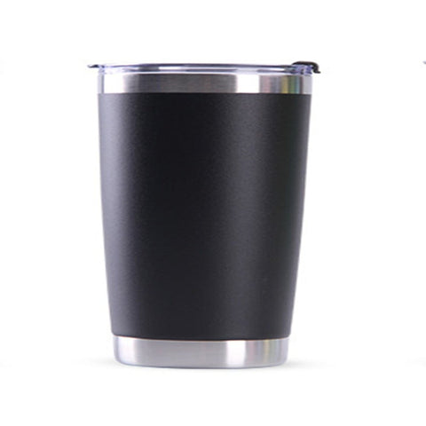 20Oz Creative Portable Car Ice Ba Cup 304 Stainless Steel Insulation Black