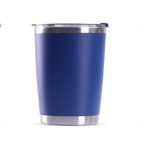 20Oz Creative Portable Car Ice Ba Cup 304 Stainless Steel Insulation Navy Blue