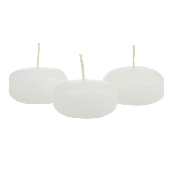 My Decorations 20 Pack Of 8Cm White Wax Floating Wedding Party Home Event Candles