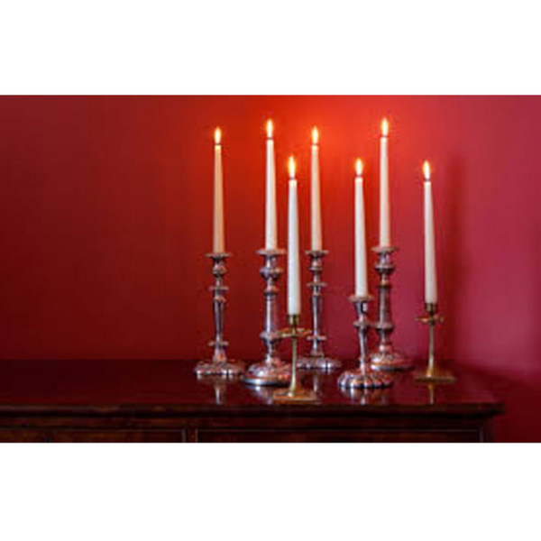 My Decorations 20 Pack White Wax 20Cm Taper Church House Vigil Candleabra 2Cm Wide Candles