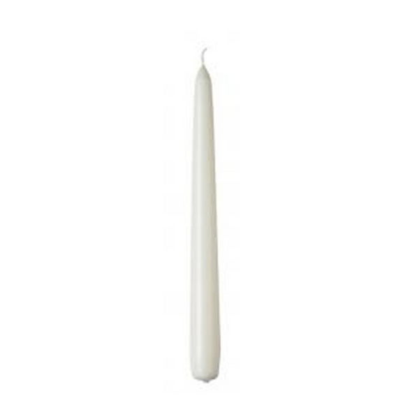 My Decorations 20 Pack White Wax 20Cm Taper Church House Vigil Candleabra 2Cm Wide Candles