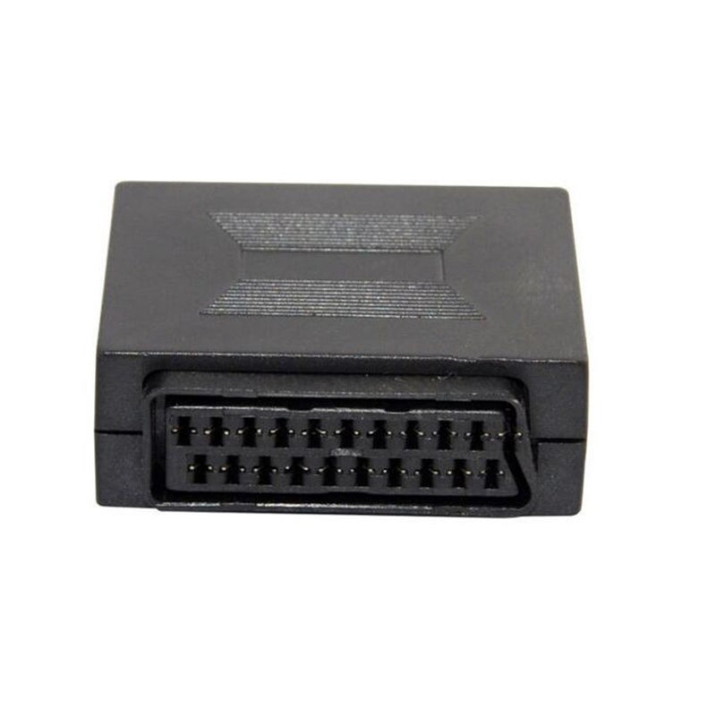 21 Pin Scart Coupler Joiner Adapter Female To Sockets Joint Connector Video Cables & Adapters