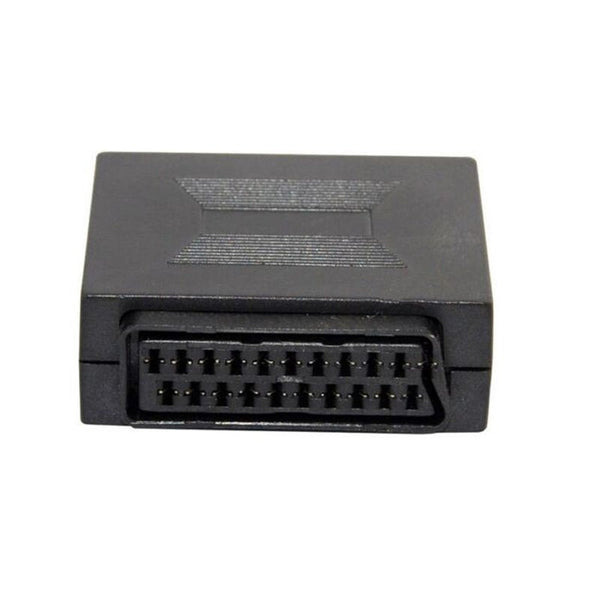 21 Pin Scart Coupler Joiner Adapter Female To Sockets Joint Connector Video Cables & Adapters