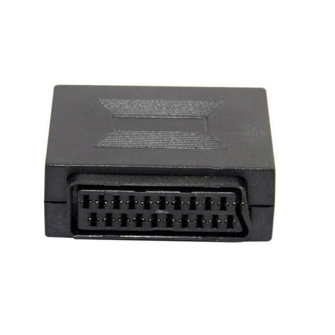 21 Pin Scart Coupler Joiner Adapter Female To Sockets Joint Connector Video Cables & Adapters