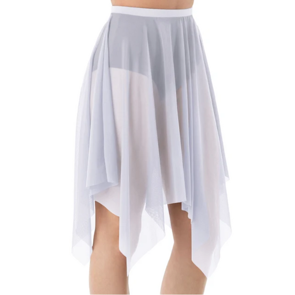 Mesh Wraps Ballet Classwear Dance Skirt Competition Performance Clothes Elastic Waistband Non Briefs Attached Skirts